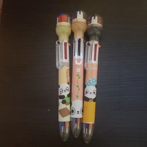 Panda pens with ink roller